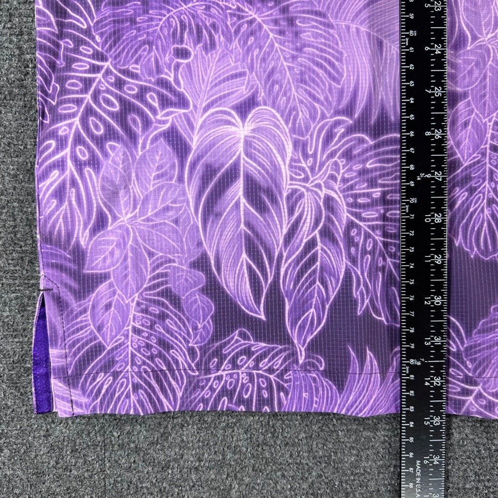 Tommy Bahama Button Down Mens XXL 2XL Purple Bahama Coast Luminescent Shirt NWT - Picture 11 of 14